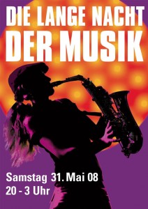 Plakat der langen Nacht der Musik München