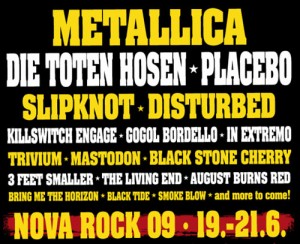 nova rock metallica 2009
