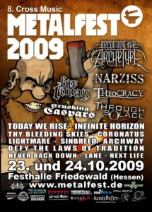 metalfest flyer 2009