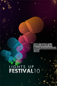 lightsup festival 2010 plakat