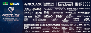 electric love line-up 2014